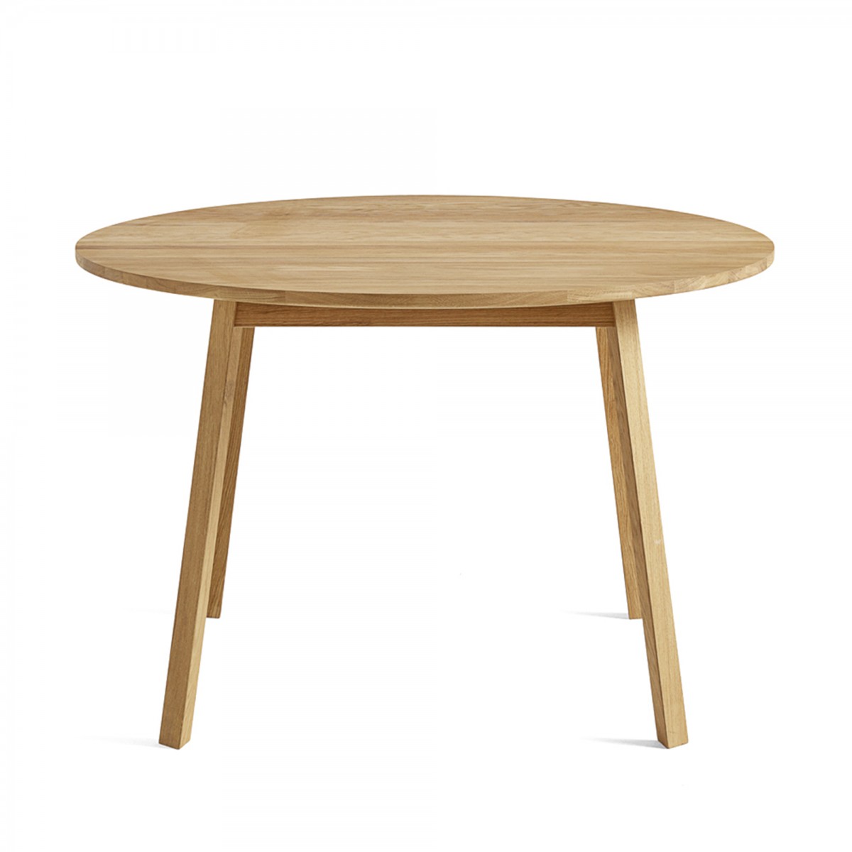 TRIANGLE round table in solid oak - HAY