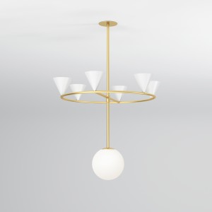 CONES ON A RING Pendant light