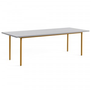 Table TWO COLOUR rectangulaire - jaune gris