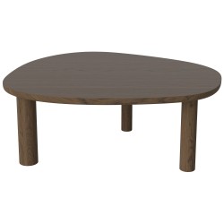 LATCH SINGLE Coffee table - Smoked oak