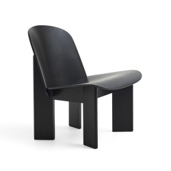 CHISEL Lounge Chair - Black oak