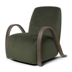BUUR Lounge Chair - Rich Velvet Pine