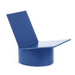 Chaise basse VALERIE - Bleu