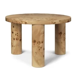 Coffee Table POST SMALL - Burl