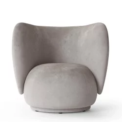 RICO Lounge chair - Faded Velvet